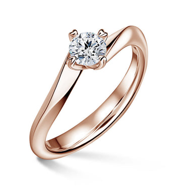 Freya | Zásnubní prsten se středovým diamantem 0.700ct, růžové zlato