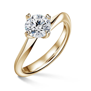 Freya | Zásnubní prsten se středovým diamantem 1.310ct, žluté zlato