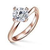 Freya | Zásnubný prsteň so stredovým diamantom 1.900ct, ružové zlato