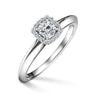 Odette | Zásnubní prsten se středovým diamantem 0.25ct, bílé zlato, s diamanty