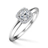 Odette | Zásnubní prsten se středovým diamantem 0.400ct, bílé zlato, s diamanty
