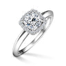 Odette | Zásnubní prsten se středovým diamantem 0.700ct, bílé zlato, s diamanty