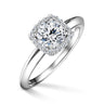 Odette | Zásnubní prsten se středovým diamantem 0.900ct, bílé zlato, s diamanty