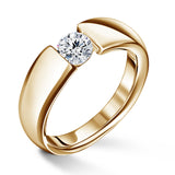 Diona | Zásnubní prsten se středovým diamantem 0.520ct, žluté zlato