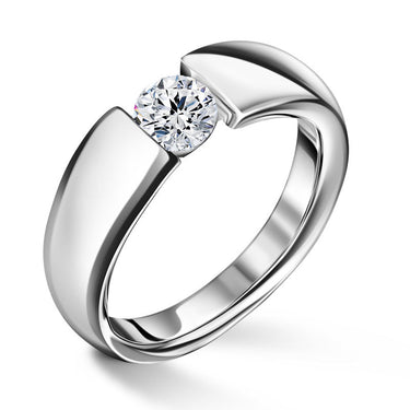 Diona | Zásnubní prsten se středovým diamantem 0.520ct, bílé zlato