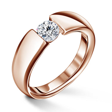 Diona | Zásnubní prsten se středovým diamantem 0.520ct, růžové zlato