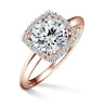 Odette | Zásnubný prsteň so stredovým diamantom 1.900ct, ružové zlato, s diamantmi
