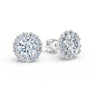 Zlaté náušnice DF 3708 z bílého zlata s diamanty o celkové váze 2.40 ct