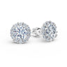 Zlaté náušnice DF 3709 z bílého zlata s diamanty o celkové váze 2.64 ct