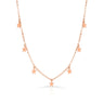 Zlatý dámský náhrdelník DLP 5421, růžové zlato