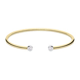 Zlatý náramek DF 5799 z kombinace žlutého a bílého zlata, s brilianty, velikost S