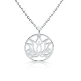 Zlatý dámský přívěsek DLP L024, bílé zlato