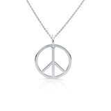 Zlatý dámký přívěsek DLP L032, bílé zlato