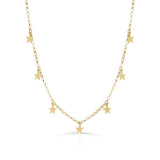 Zlatý dámský náhrdelník DLP 5421, žluté zlato