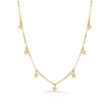 Zlatý dámský náhrdelník DLP 5421, žluté zlato