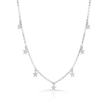 Zlatý dámský náhrdelník DLP 5421,bílé zlato