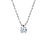 Zlatý náhrdelník DF 5476 z bílého zlata s diamantem o váze 0.72 ct