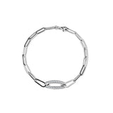 Zlatý náramek DF 5758 z bílého zlata, s brilianty