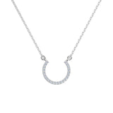 Zlatý dámský přívěsek DF 5962, bílé zlato s brilianty