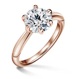 Minerva | Zásnubný prsteň so stredovým diamantom 1,900 ct, ružové zlato