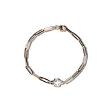 Zlatý náramek DF 5752 růžové zlato, s brilianty