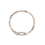 Zlatý náramek DF 5758 z růžového zlata, s brilianty