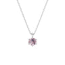Dámský přívěsek DF 6263 včetně řetízku, z bílého zlata, s morganitem