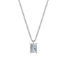 Dámský přívěsek včetně řetízku DF 6404, bílé zlato, s laboratorním diamantem o váze 2.00 ct VS1/F