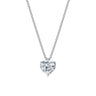 Dámský přívěsek včetně řetízku DF 6401, bílé zlato, s laboratorním diamantem o váze 3.00 ct VS1/F