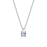 Dámský přívěsek včetně řetízku DF 6368, bílé zlato, s laboratorním diamantem o váze 2.00 ct VS1/F