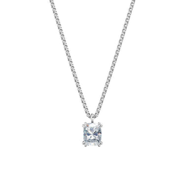Dámský přívěsek včetně řetízku DF 6367, bílé zlato, s laboratorním diamantem o váze 1.50 ct VS1/F