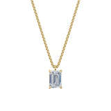 Dámský přívěsek včetně řetízku DF 6322, žluté zlato, s laboratorním diamantem o váze 3.00 ct VS1/F