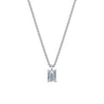 Dámský přívěsek včetně řetízku DF 6319, bílé zlato, s laboratorním diamantem o váze 1.00 ct VS1/F