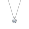 Dámský přívěsek včetně řetízku DF 6315, bílé zlato, s laboratorním diamantem o váze 3.00 ct VS1/F