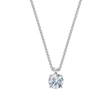 Dámský přívěsek včetně řetízku DF 6314, bílé zlato, s laboratorním diamantem o váze 2.00 ct VS1/F