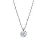 Dámský přívěsek včetně řetízku DF 6309, bílé zlato, s laboratorním diamantem o váze 1.50 ct VS1/F