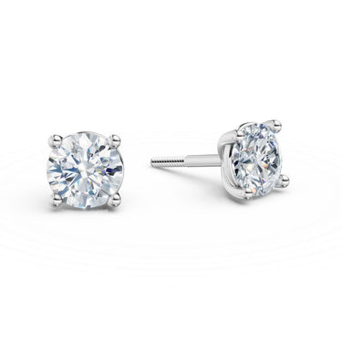 Dámské náušnice DF 6410, bílé zlato s laboratorními diamanty o celkové váze 1.48 ct VS1/F