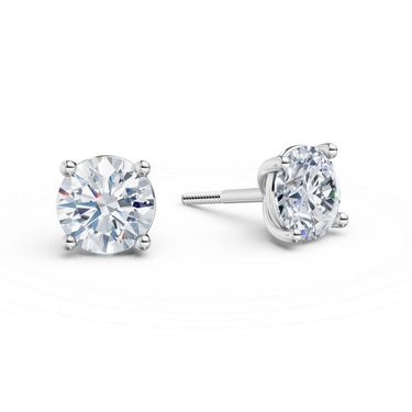Dámské náušnice DF 6411, bílé zlato s laboratorními diamanty o celkové váze 2.00 ct VS1/F
