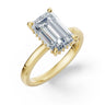 Zásnubní prsten DF 6527, žluté zlato, s laboratorním diamantem o váze 3.00 ct VS1/F