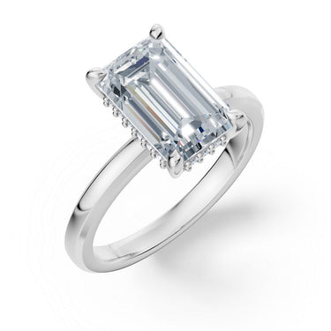 Zásnubní prsten DF 6527, bílé zlato, s laboratorním diamantem o váze 3.00 ct VS1/F