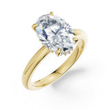 Zásnubní prsten DF 6529, žluté zlato, s laboratorním diamantem o váze 3.00 ct VS1/F