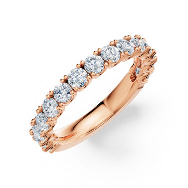 Dámský prsten DF 3904, růžové zlato, s laboratorními diamanty o celkové váze 1.290 ct VS1/F