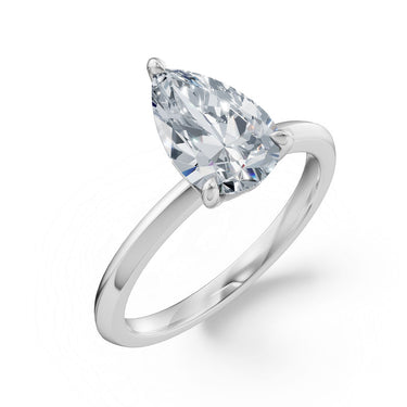 Zásnubní prsten DF 6531, bílé zlato, s laboratorním diamantem o váze 2.00 ct VS1/F