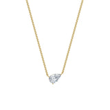 Dámský náhrdelník DF 6469, žluté zlato, s laboratorním diamantem o váze 1.50 ct VS1/F