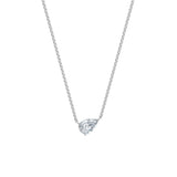 Dámský náhrdelník DF 6469, bílé zlato, s laboratorním diamantem o váze 1.50 ct VS1/F