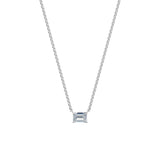 Dámský náhrdelník DF 6472, bílé zlato, s laboratorním diamantem o váze 1.00 ct VS1/F