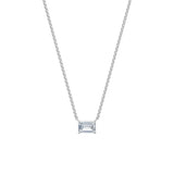 Dámský náhrdelník DF 6473, bílé zlato, s laboratorním diamantem o váze 1.50 ct VS1/F