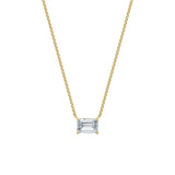 Dámský náhrdelník DF 6475, žluté zlato, s laboratorním diamantem o váze 3.00 ct VS1/F
