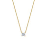 Dámský náhrdelník DF 6488, žluté zlato, s laboratorním diamantem o váze 1.00 ct VS1/F