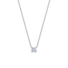 Dámský náhrdelník DF 6488, bílé zlato, s laboratorním diamantem o váze 1.00 ct VS1/F